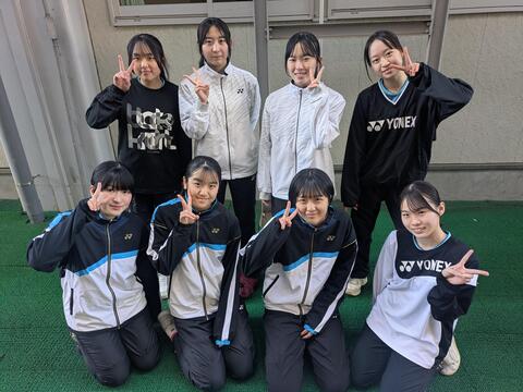 冬季大会　決勝T進出(バド高校女子団体)